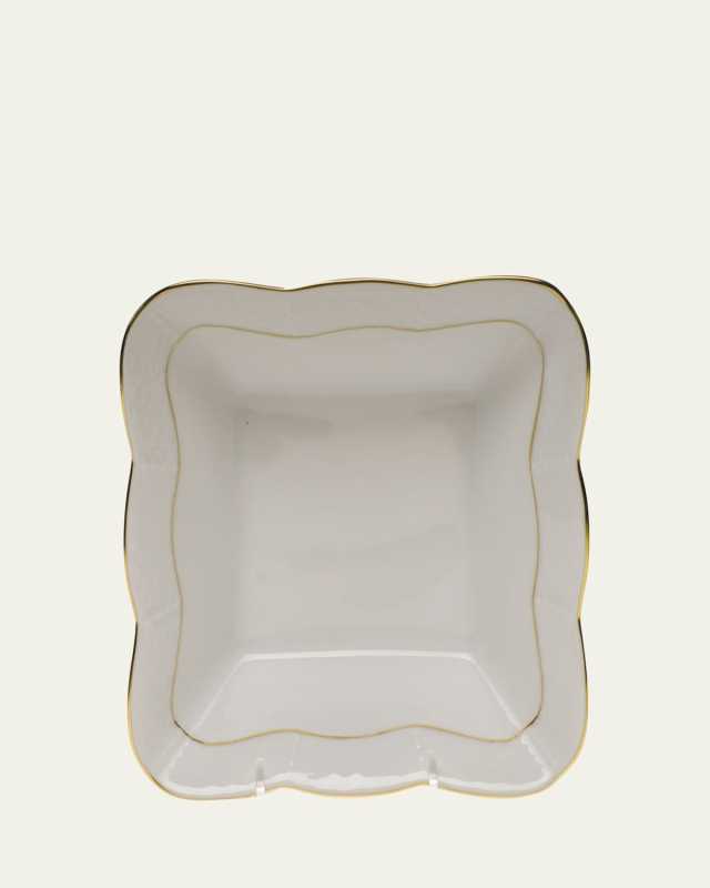 Golden Edge Square Dish